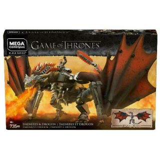 Mega Construx Game Of Thrones Daenerys And Drogon