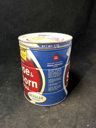 Vintage Chase And Sanborn Coffee Tin Can 2lb.  j77 3