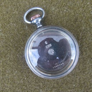 Vintage Omega Pocket Watch Case Only In Silver.  900