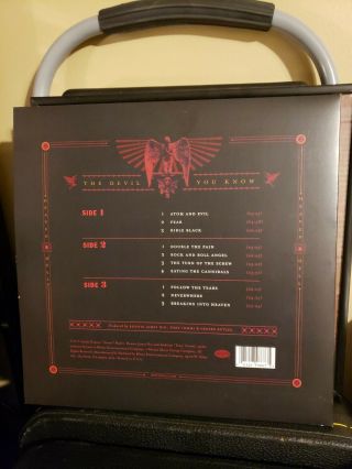 Heaven & Hell The Devil You Know 2 LP black vinyl w/ poster Black Sabbath Dio 2