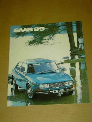1970 Saab 99 Sales Brochure 20 Pages