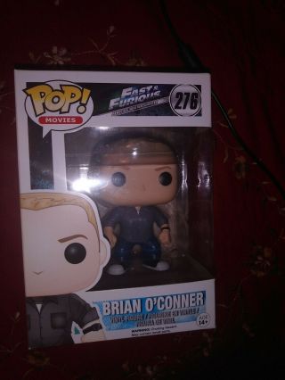 Funko Pop Movies Brian O’conner 276 Fast And Furious Vaulted Rare Official