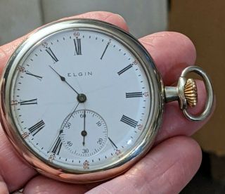 Vintage 1905 Elgin 12s 15j Grade 314 Model 2 Pocket Watch