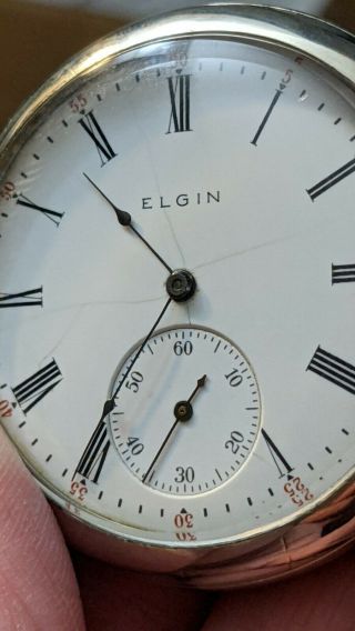 Vintage 1905 Elgin 12s 15j Grade 314 Model 2 Pocket Watch 2