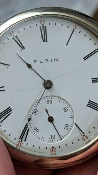 Vintage 1905 Elgin 12s 15j Grade 314 Model 2 Pocket Watch 3