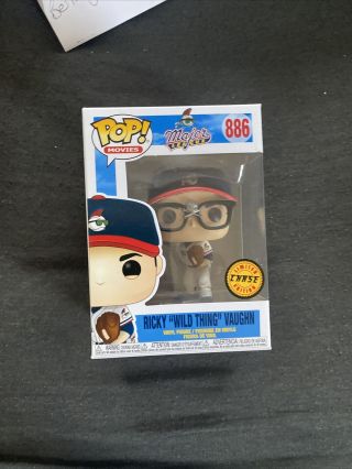 Funko Pop Ricky Vaughn " Wild Thing " Chase Edition 886 Major League In Hand