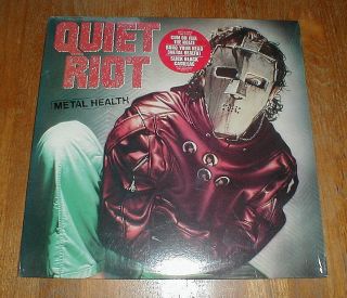 Quiet Riot Orig 1983 " Metal Health " Lp W Cum On Feel The Noize Sticker Nm