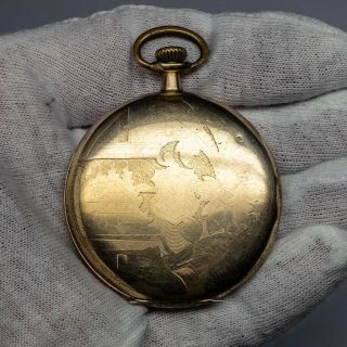 Vintage Gold Filled Hunting Pocket Watch Case