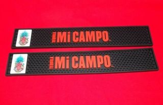 Set Of 2 Mi Campo Tequila Day Of The Dead Heavy Duty Black Bar Rails -