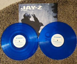 Jay - Z - The Blueprint 2xlp Blue Vinyl Record ‎2001 Gatefold Album