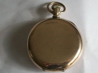 LOVELY ANTIQUE 10CT GOLD FILLED POCKET WATCH R.  H.  HALFORD & SONS LONDON 3