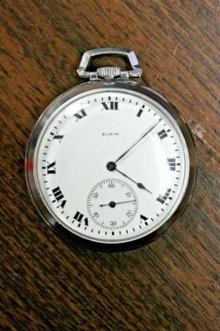 1924 Elgin Pocket Watch 7 Jewel Grade 303