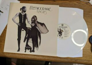 Fleetwood Mac,  Rumours,  White Vinyl Lp Record Nm