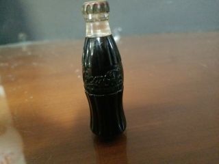 Vintage Coca - Cola Bottle Lighter 2.  5” Miniature 1950s -