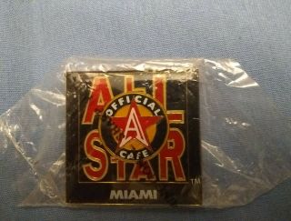 Vintage All Star Cafe Miami Florida Collectable Pin.