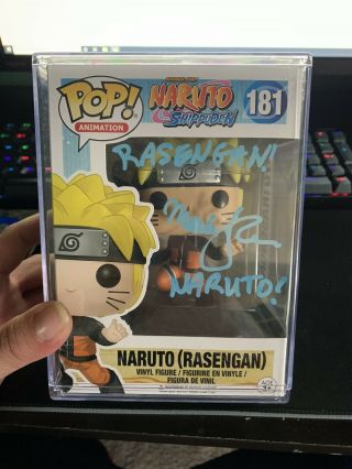 Autographed Naruto With Rasengan