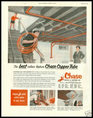 1955 Vintage Ad For Chase Brass And Copper