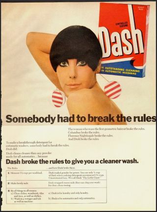 1967 Vintage Ad For Dash Laundry Detergent (031612)