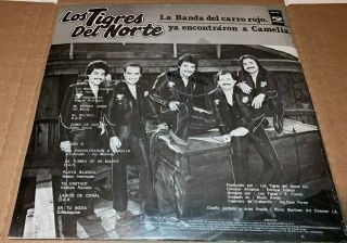 Los Tigres Del Norte - La Banda Del Carro Rojo - 1989 - LP - 2