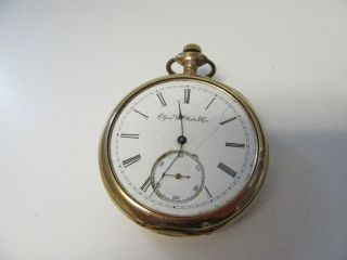 1898 Elgin National Watch Co 2 Jewels Pocketwatch Read