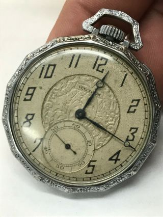Waltham 15 Jewel Model 1894 Grade 220 Size 12 Pocket Watch  Cira 1925