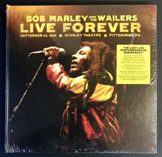 Bob Marley,  Wailers Live Forever Vinyl Box Set 3lp,  2cd Live In Pa 1980