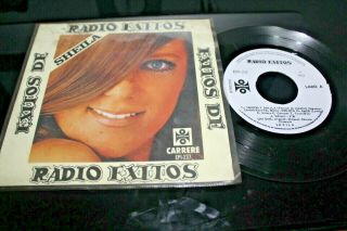 Sheila Sanson Y Dalila 1972 Mexico Radio Promo 7 " Ep Chanson
