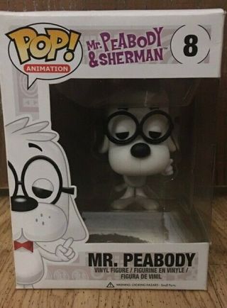 Pop Animation 8: Mr.  Peabody & Sherman - Mr.  Peabody (vaulted) [vhtf]