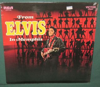 Elvis Presley Rca Lsp - 4155 From Elvis In Memphis Lp W/ Photo Nm 1968