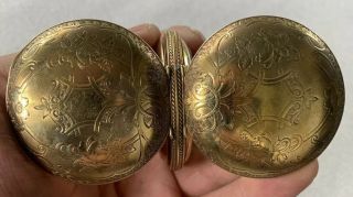 Fancy Ornate Antique Gold Filled 18s Hunter Heavy Pocket Watch Case