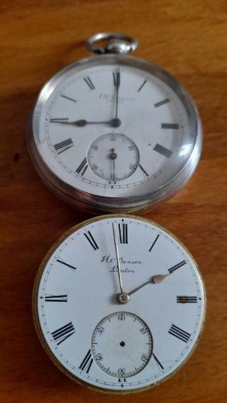J.  W Benson Pocket Watch & Movement Spares Or Repairs