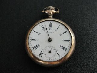 Vintage Waltham Watch Co.  Pocket Watch Model 1883 Size 18s