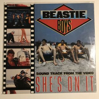 Beastie Boys “she’s On It” 12” Single (lp) Vinyl York Hip Hop Def Jam