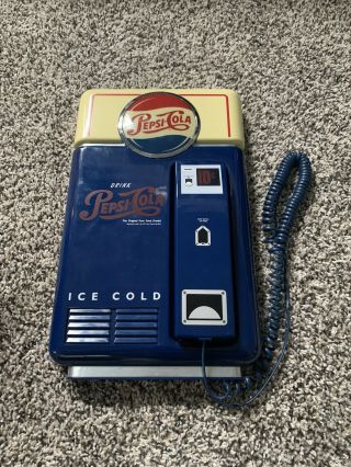 Vintage Pepsi Cola Vending Machine Style Phone