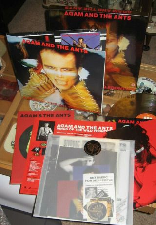Adam & The Ants Kings Of The Wild Frontier Vinyl/cd/dvd Box Set