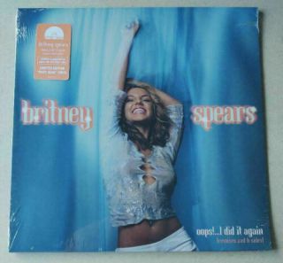 Rare Britney Spears Oops I Did It Again Remixes And B - Sides Rsd2020 Baby Blue Lp