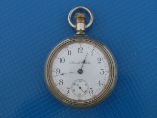 Illinois 18 Size 17 Jewel Running Pocket Watch For The Collector.
