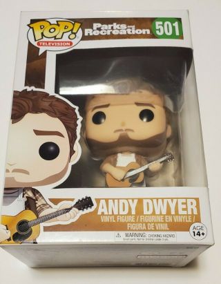 Funko Pop Parks And Recreation Andy Dwyer 501 Vaulted/retired