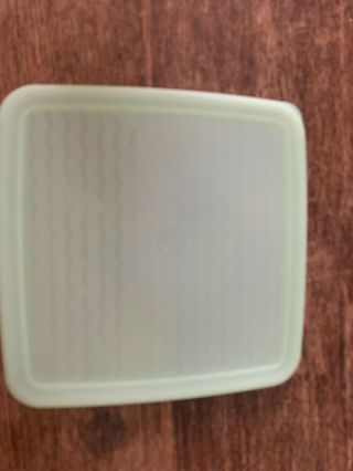 Tupperware Fridge Smart Square 3994a Sheer Green Replacement Lid Only 6 " X6”