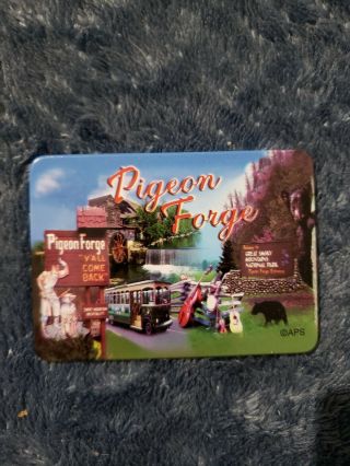 Pigeon Forge Tennessee Scenes Magnet,  Souvenir,  Travel,  Refrigerator 3.  5 " X 2.  5 "
