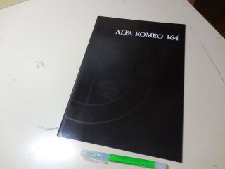 Alfa Romeo 164 Japanese Brochure Q4 24v