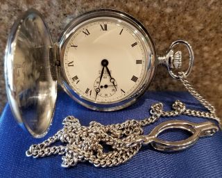 Vintage Arnex 17 Jewels Incabloc Mechanical Wind Up Pocket Watch Swiss Made 