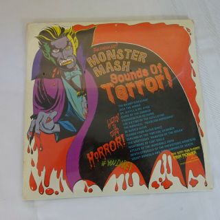 Monster Mash Sounds Of Terror Vinyl Lp Factory Orig Pickwick 1974