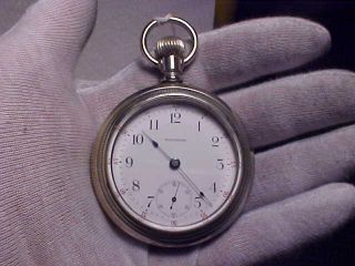 18 Size,  7 Jewels,  Ellgin Pocket Watch - Model 1883 - - Running