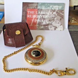 Labrador Retriever Pocket Watch - With Certificate Of Authenticity