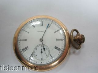 Antique American Waltham Grade 220 Model 1894 15j Pocket Watch 1901
