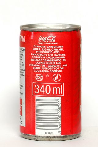 1990 Coca Cola can from South Africa,  Italia ' 90 / Argentina 2