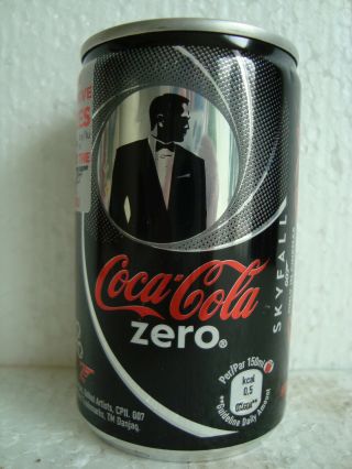 Coca Cola " Zero - James Bond " 150ml Can From The Netherlands / Benelux