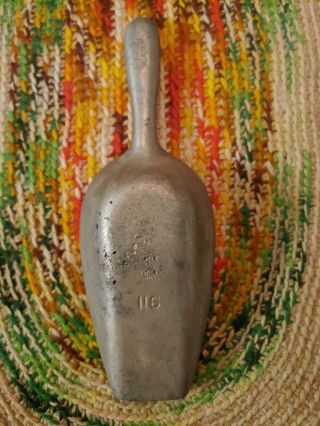 Vintage Wagner Ware Cast Aluminum Small Scoop 8 1/2 " Long