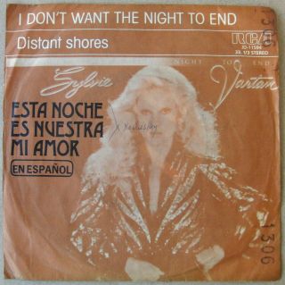 Sylvie Vartan 7 " Promo Chile Ed.  1979 Spanish Sung I Don 